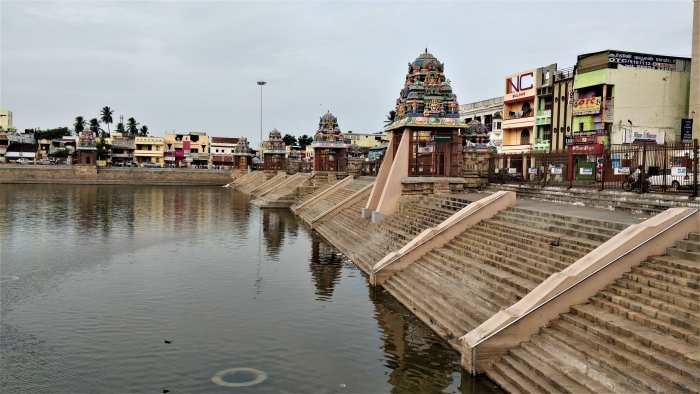 ADI KUMBHESWAR Temple, Kumbhakonam -- 10 degrees 57 minutes 30 seconds North, 79 degrees 22 minutes 16 seconds East.