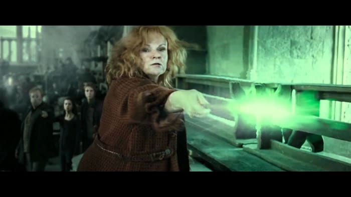 Molly Weasley dueling