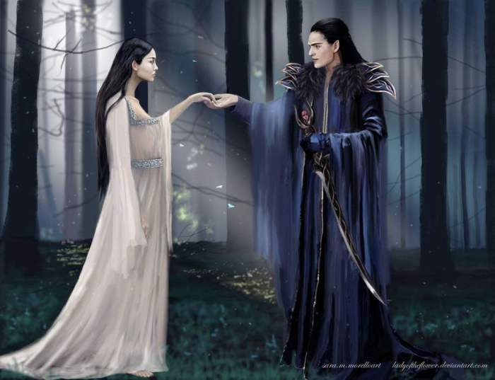 Eol and Aredhel by SaMo-art. Whatever love may have been between Maeglin's parents wasn't enough to provide him a living example of a stable relationship.
