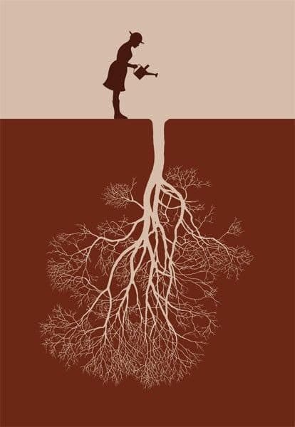 It's okay to let aspirations develop unseen for a while. After they reach a certain stage of growth in your heart, the process of bringing them into the open will be almost automatic.