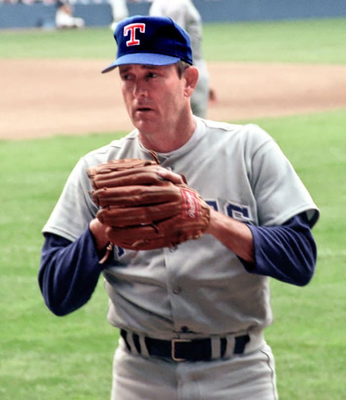 Nolan Ryan was the undisputed king of strikeouts during the 1980s and took that talent to the Texas Rangers for the final season of the decade.