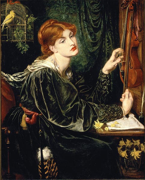 Veronica Veronese by Danter Gabriel Rossetti 1872