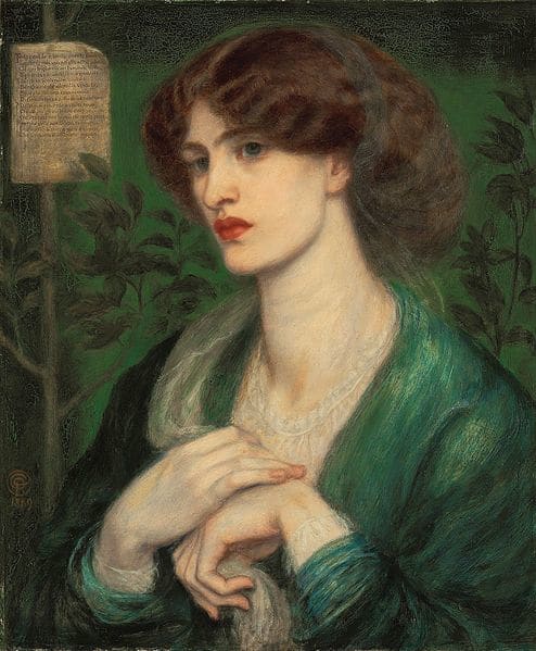The Salutation of Beatrice circa 1869 Model: Jane Burden Morris