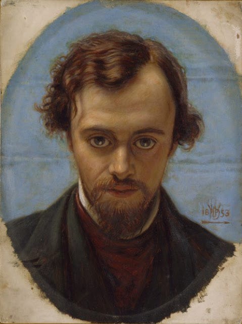 Portrait of Dante Gabriel Rossetti at 22 years of Age, between 1882 and 1883