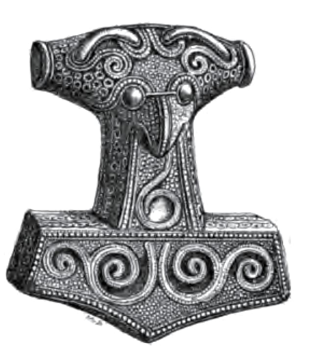 Thor's Hammer - Mjoellnir - from Skaane, present day south-western Sweden. formerly Danish territory
