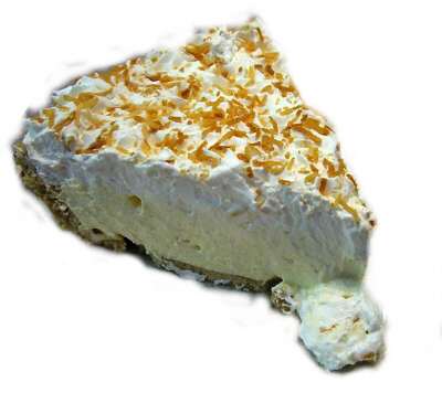 Coconut cream pie http://commons.wikimedia.org/wiki/File:Coconut_cream_pie.jpg under Creative Commons Attribution ShareAlike 2.5 License used under same license
