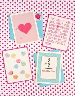 Here's Where You Can Find A Printable Template To Make These Sweet Cards That Say It All. Photo Credit: OneCharmingParty.Com