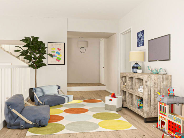 Children lounge seating. Little kids love being able to sit in chairs that are just the right size for them, so a kid-size low chairs.