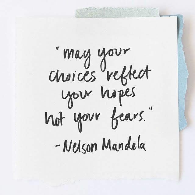 We are intended to live as creatures of hope and faith. Let us not succumb to the humiliations and stagnations of fear.