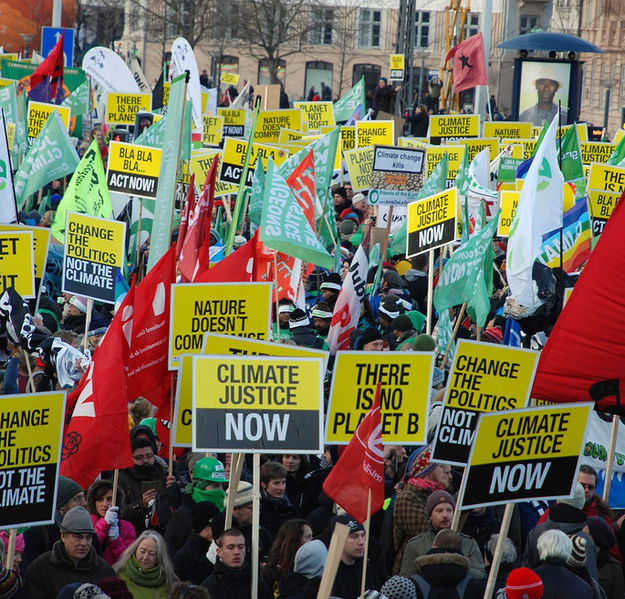 Climate Action Day, Copenhagen, 2009. Who knew these folks employ computer programmers?