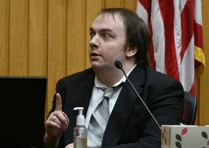Joel Guy Jr. was sentenced to life in prison on October 2, 2020, for murdering and dismembering his parents in 2016. Photo courtesy of Michael Patrick/News Sentinel.