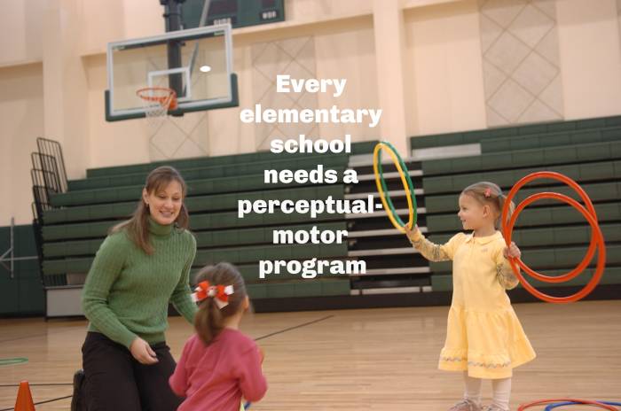 Today, because of too much screen time, many children enter school with poor gross motor skills. Now, more than ever, parents should demand the return of perceptual-motor programs.