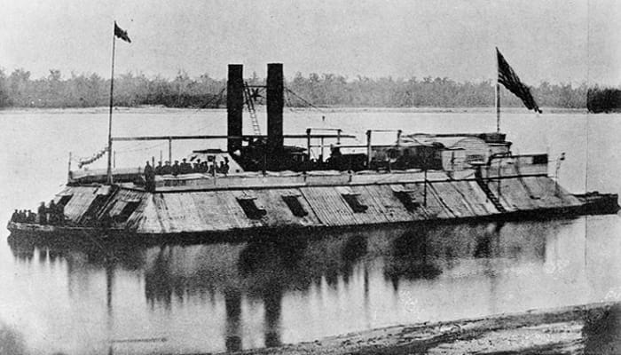Union ironclad USS Carondelet (1861) circa 1862, U.S. Naval Historical Center