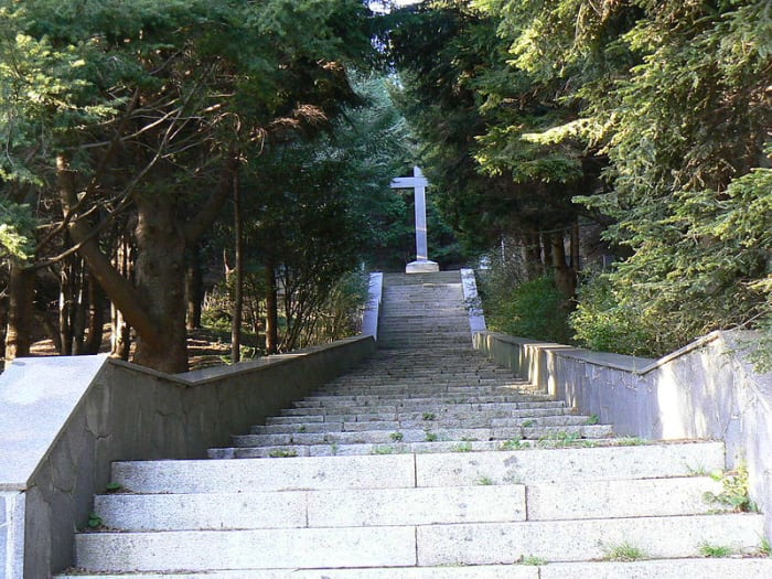Martyrs Shrine of the Turchino Pass, the location of the massacre 59 Italian civilians, who were executed as ordered by Friedrich Engel
