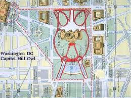 Streets and buildings are situated in Washington D.C. to portray Satanic and secret society symbols.