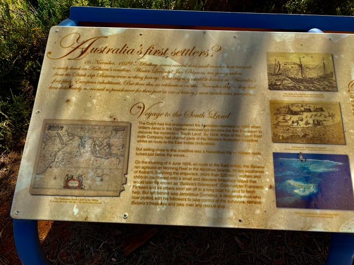 An old fragile tall man turned me while we were both reading an information board at the mouth of Wittecarra creek.