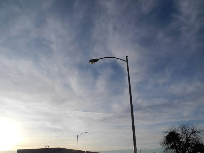 As the wind whips the clouds around, you can see different striations, different forms that the "Clouds" are taking.