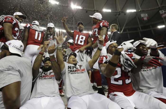 Falcons punch their ticket to the Super Bowl by beating the Packers in the 2017 NFC championship.