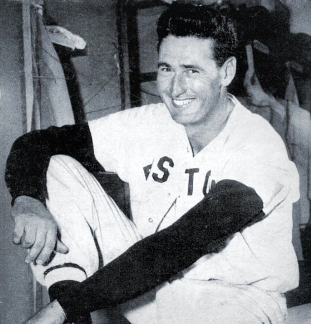 Despite playing just 43 total games between 1952 and '53, Ted Williams was still one of the best home run hitters throughout the 1950s.