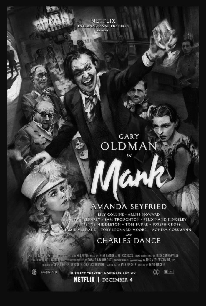 Gary Oldman drinking himself to death while bedridden and writing one of the greatest screenplays of all time? I'm sold!