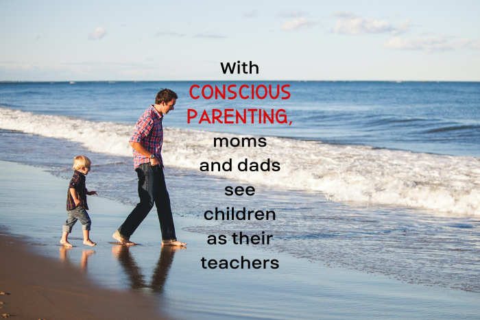 Conscious parenting represents a paradigm shift as adults open up to the radical notion that they should learn from their kids.