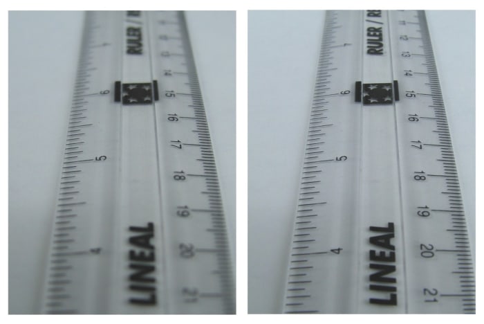 Showing the effects of depth of field in an image. a large f-stop was used for the image on the left, resulting in a smaller depth of field.