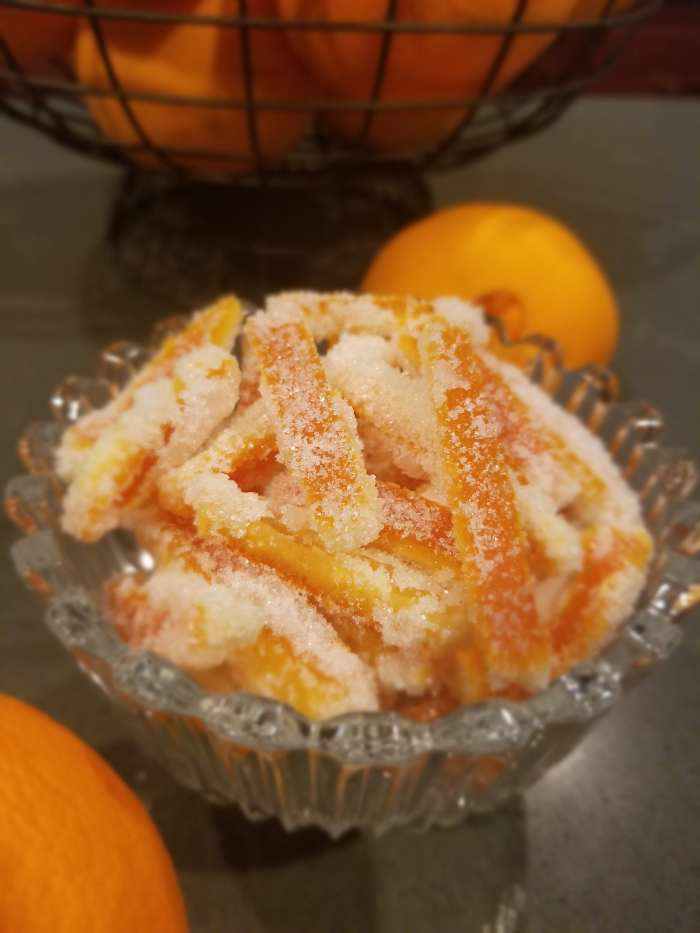 Candied Orange Peel Recipe Delishably Food and Drink