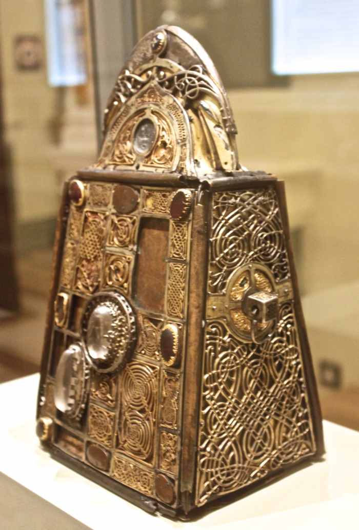 The Shrine of the Bell of St. Patrick's Will. The Marden Bell might once have been decorated like this.