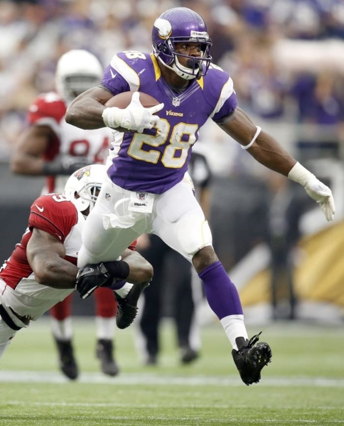 Peterson will go down as one of the legendary RBs of all time and if you don’t believe us check his tape.