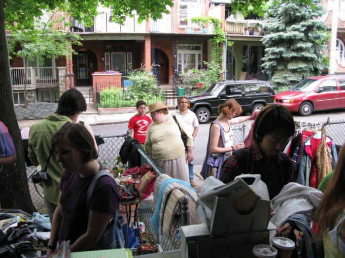 A yard sale is a great way to bring in money. (Plus it can help with spreading the word about your team!)