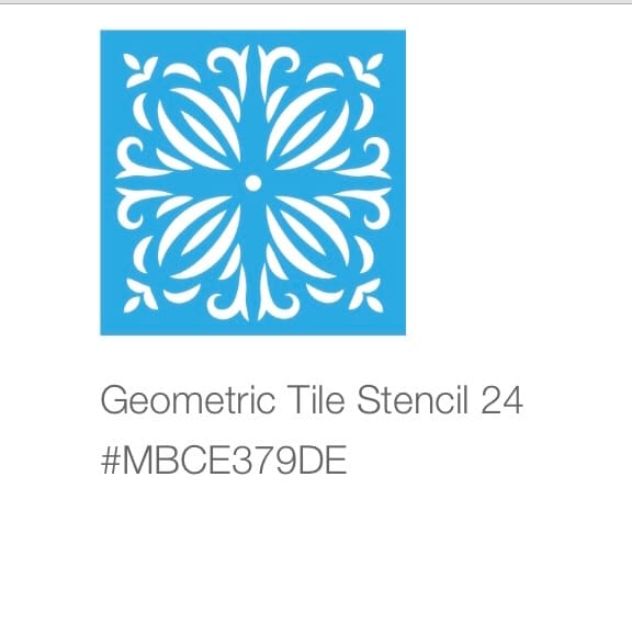 This is the tile pattern I used for my project. It is available in Cricut design space.