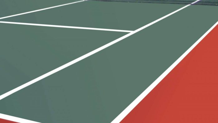 Restoring the surface of worn and cracked court. This is achieved through a four-step process that includes surface preparation and cleaning the court repairs.