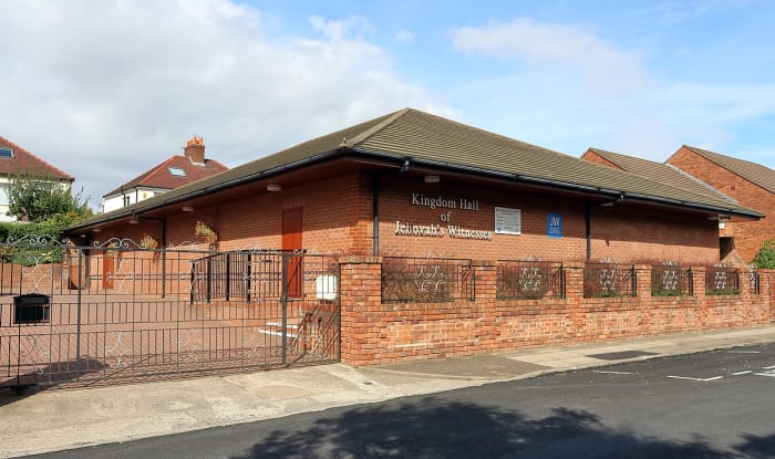 Jehovah’s Witness assembly halls often don’t have windows, it’s said to reduce the risk of vandalism.