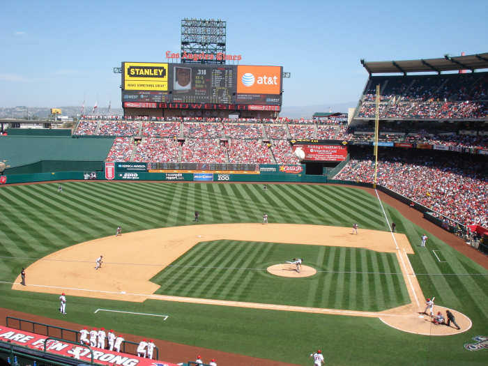 The Angels face the Red Sox during the 2009 season. Boston was a playoff nemesis during several of the greatest seasons in Angels history.