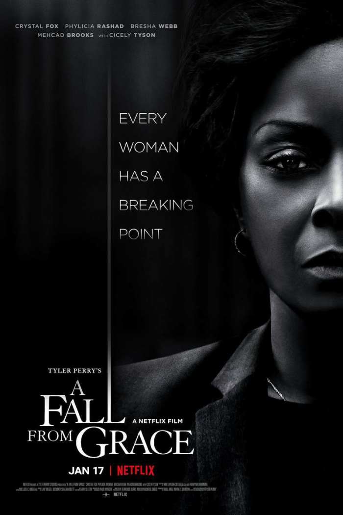 A Fall From... wait... her name is Grace... she has a fall from grace because she beat her husband to death with a baseball bat... so he actually fell from Grace?