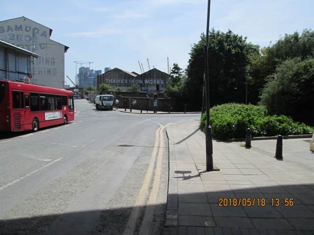 A bus ride away from the busy business hub of Canary Wharf - almost unrecognisable to someone like me who last worked there (based in Canada Tower) 1994... history begins with the approach to the Thames Iron Works, birthplace of a famed football club