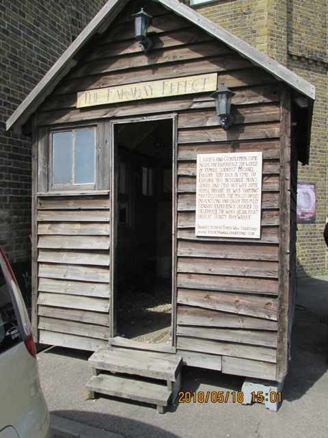 Unlike Michael Faraday, whose link with the world around him was unquestioningly prosaic. Pebbles cover the floor of his 'laboratory' here on the wharf