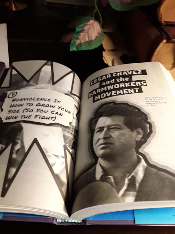 Cesar Chavez and his nonviolent movement for reforming treatment of farm workers