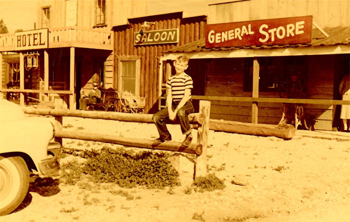 Mid-1950s photo taken in South Dakota That boy in the photo became my husband 16 years later!