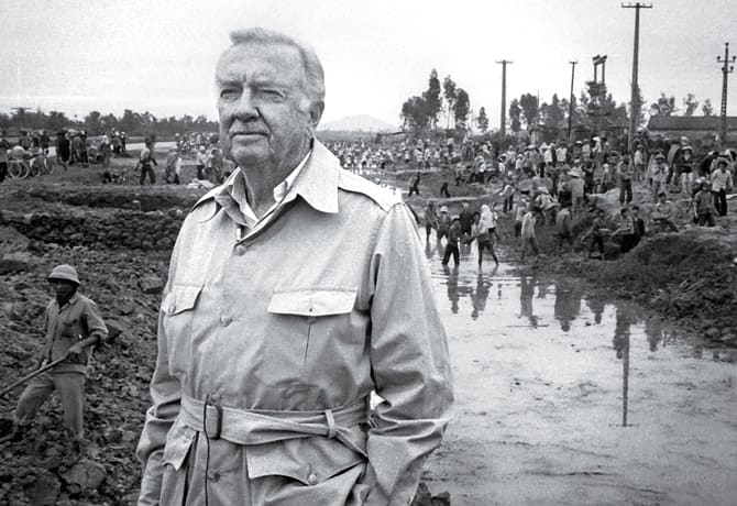 Cronkite would come out against the War Vietnam after the Tet Offensive on February 28, 1968 during his evening newscast. His endorsement would help bring down the Johnson administration in Washington D.C.