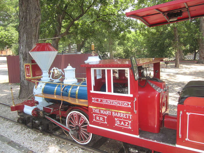 Zoo train in Brackenridge Park