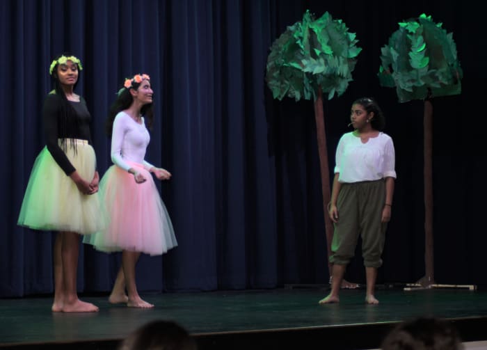 Theater production of Midsummer's Night Dream All images copyright of Franklin Academy
