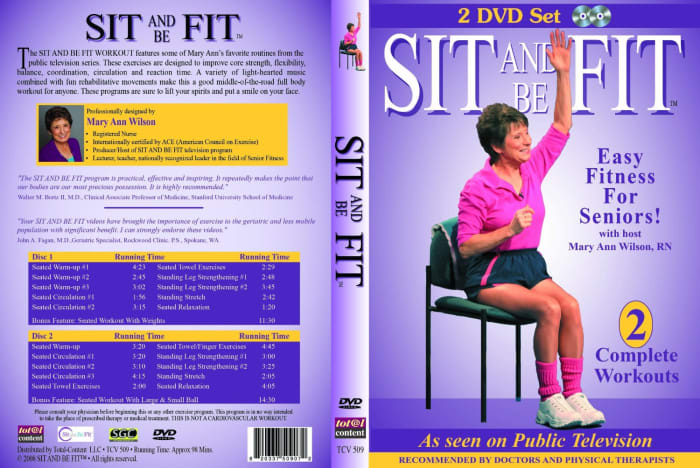 Sit and Be Fit. Start Today. You Can Do it! It is one of the Best Gifts that You Can Give Yourself.