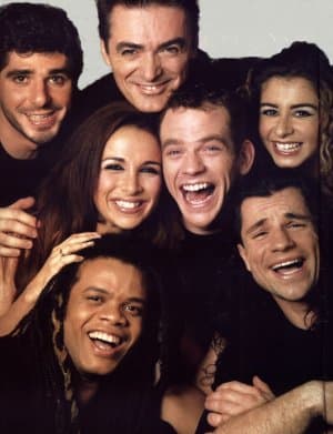 Notre Dame de Paris Cast from the top left to bottom right - Patrick Fiori, Daniel Lavoie, Helene Segara , Garou, Julie Zenatti, Luck Mervil, Bruno Pelletier