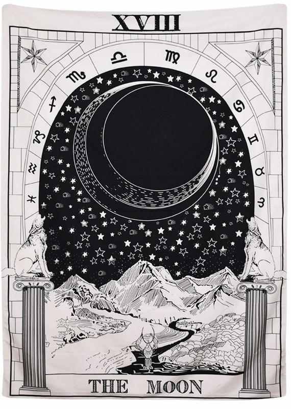 The Moon calls for you to examine your memories, your past, and your trauma. The card is about recovering yourself. It's about allowing yourself to feel pain, so you can finally grow. The Moon belongs sharply to the water element.