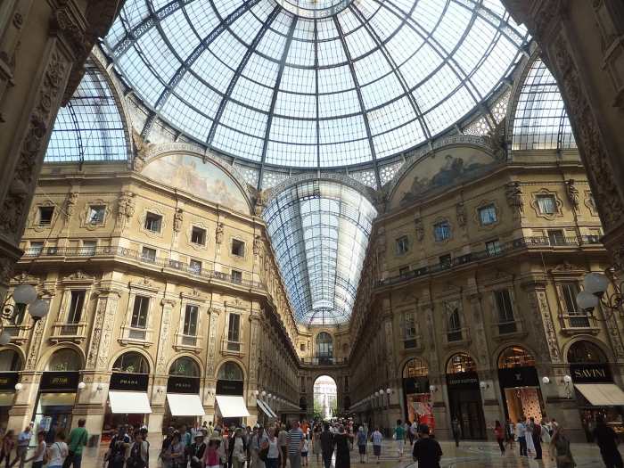 Galleria Vittorio Emanuele II in Milan, Italy