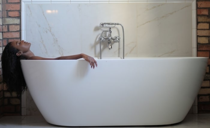 Prayer can happen anywhere, even in the comfort of a bath.
