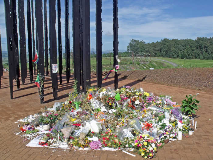 tributes started coming in on the 6th December and continued to pour in even up to the day of the funeral.