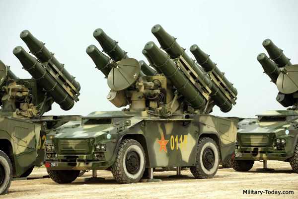 The HQ-7 is a Chinese clone of the French Crotale anti-air missile launcher, and is one of the best anti-helicopter weapons in the game - with good accuracy, high mobility, high damage, and superb range, with its only limitation being limited ammo,