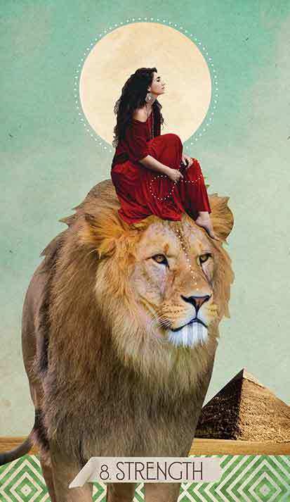 Strength isn't just about being a lion. It's not just courage; it's finding a way to be calm. The person who can calm the lion has more strength than the lion itself.